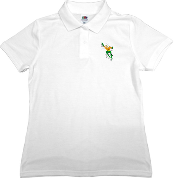 Women's Polo Shirt Fruit of the loom - Aquaman 3 - Mfest