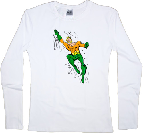 Women's Longsleeve Shirt - Aquaman 3 - Mfest