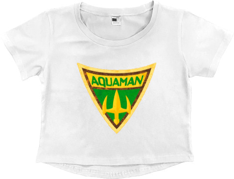 Women's Cropped Premium T-Shirt - Aquaman 1 - Mfest