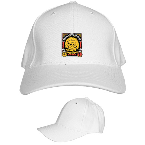 Kids' Baseball Cap 6-panel - Эйнштейн 1 - Mfest