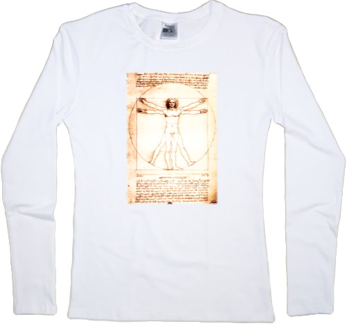 Women's Longsleeve Shirt - Leonardo da Vinci - Mfest