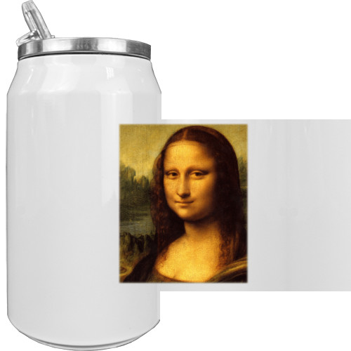 Aluminum Can - Leonardo da vinci Mona Lisa - Mfest