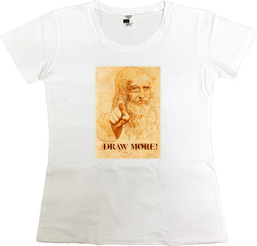 Women's Premium T-Shirt - Leonardo da Vinci 2 - Mfest