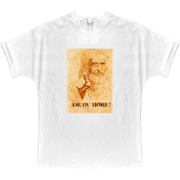 T-shirt Oversize - Leonardo da Vinci 2 - Mfest