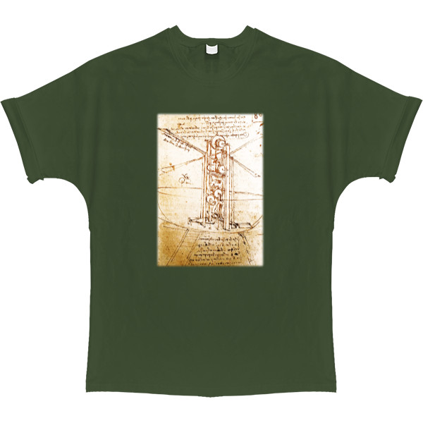 T-shirt Oversize - Leonardo da Vinci 1 - Mfest