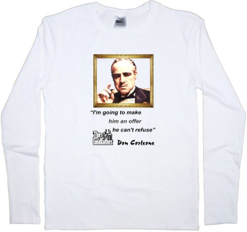 Men's Longsleeve Shirt - Don Corleone 1 - Mfest