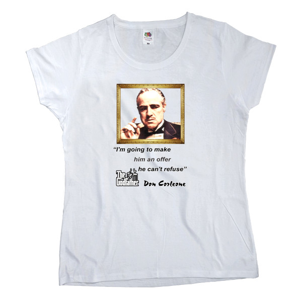 Women's T-shirt Fruit of the loom - Don Corleone 1 - Mfest