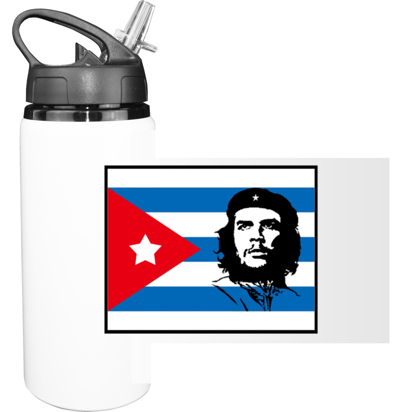 Sport Water Bottle - Che Guevara flag - Mfest