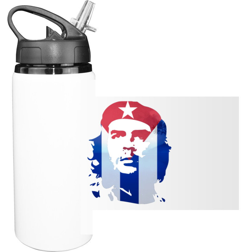 Sport Water Bottle - Che Guevara flag 1 - Mfest