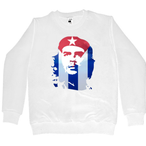 Men’s Premium Sweatshirt - Che Guevara flag 1 - Mfest