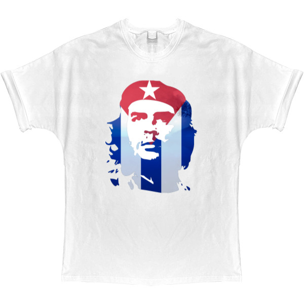 T-shirt Oversize - Che Guevara flag 1 - Mfest