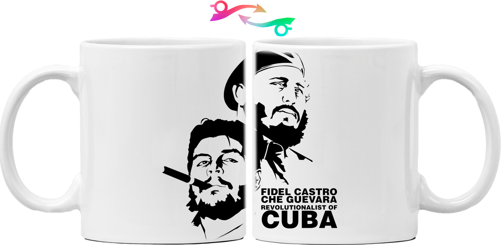 Mug - Che Guevara and Fidel Castro - Mfest