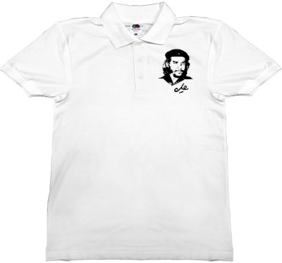 Man's Polo Shirt Fruit of the loom - Che Guevara 6 - Mfest