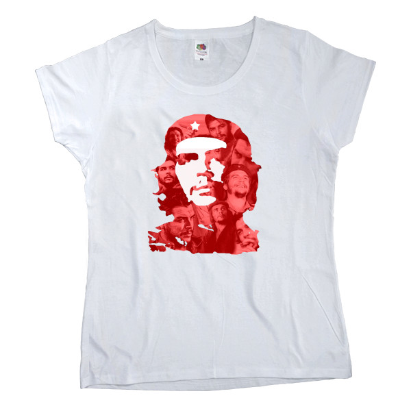 Women's T-shirt Fruit of the loom - Che Guevara 4 - Mfest