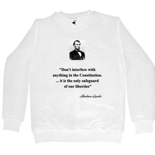 Women's Premium Sweatshirt - Abraham Lincoln - Mfest