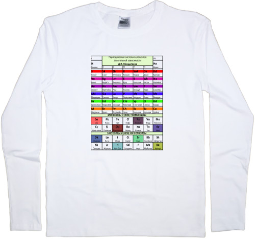 Men's Longsleeve Shirt - Система Менделеева - Mfest