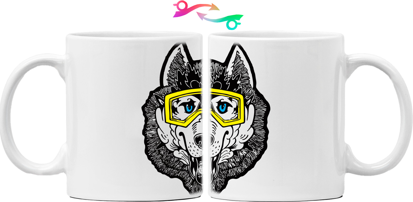 Mug - Хаски 5 - Mfest