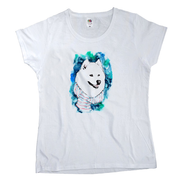 Women's T-shirt Fruit of the loom - Хаски 3 - Mfest