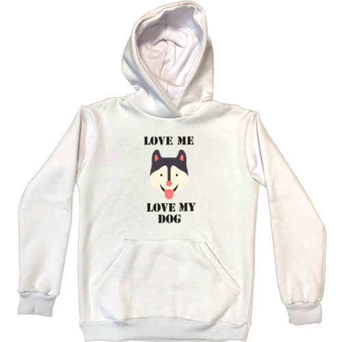 Unisex Hoodie - love me love my dog - Mfest