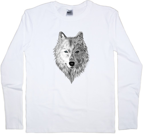 Men's Longsleeve Shirt - Dog face - Mfest