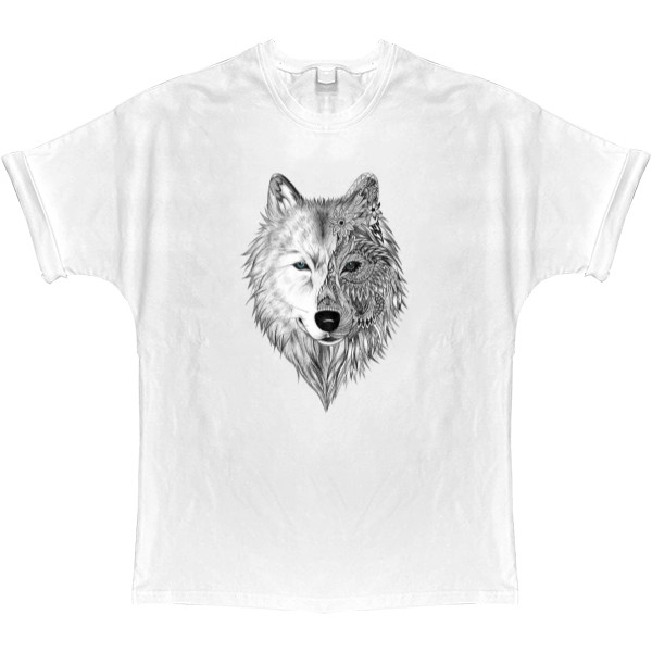 T-shirt Oversize - Dog face - Mfest