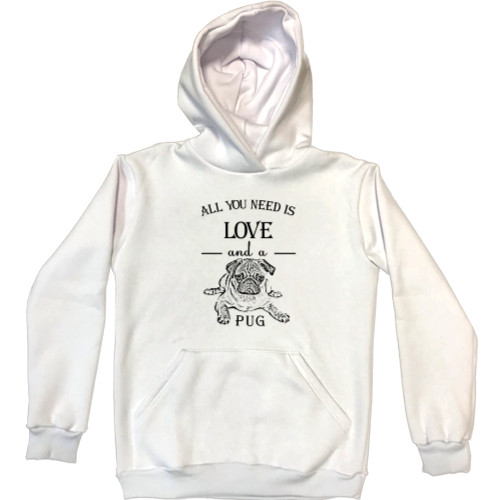 Unisex Hoodie - Мопс 5 - Mfest