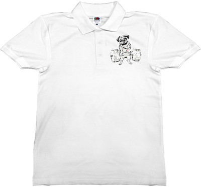 Man's Polo Shirt Fruit of the loom - Мопс 4 - Mfest