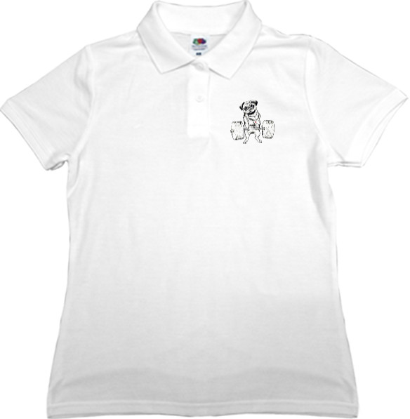 Women's Polo Shirt Fruit of the loom - Мопс 4 - Mfest