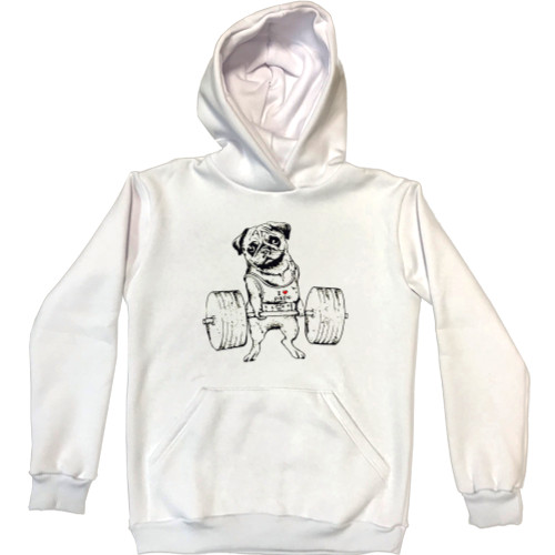 Unisex Hoodie - Мопс 4 - Mfest