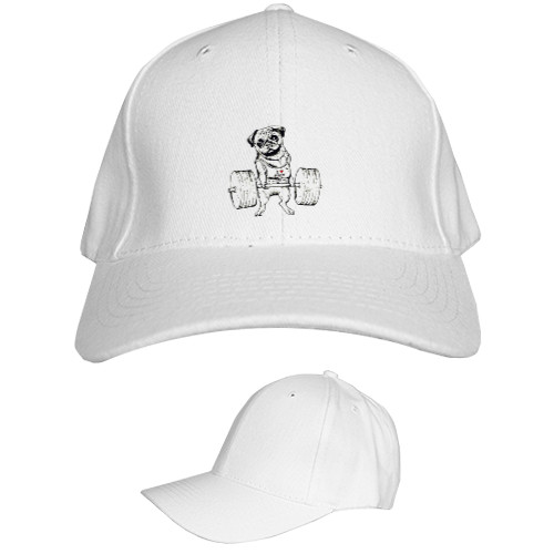 Kids' Baseball Cap 6-panel - Мопс 4 - Mfest