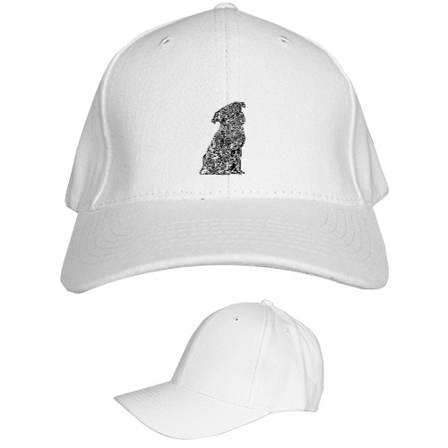 Kids' Baseball Cap 6-panel - Мопс 2 - Mfest