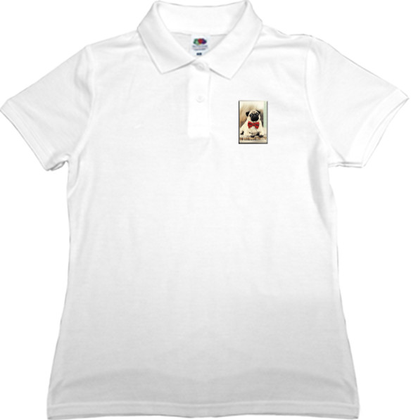 Women's Polo Shirt Fruit of the loom - Мопс 1 - Mfest