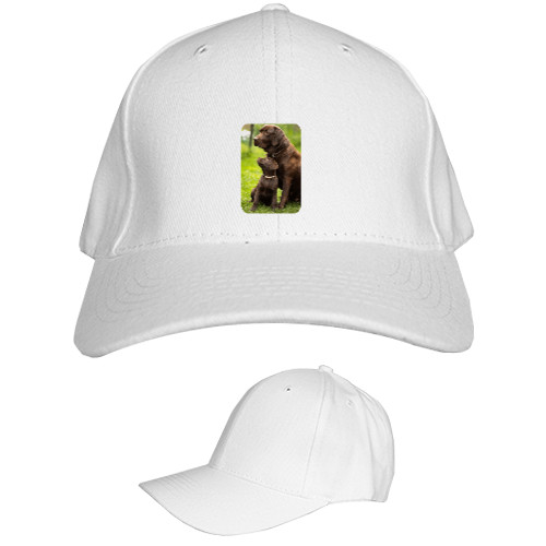 Kids' Baseball Cap 6-panel - Лабрадор 4 - Mfest