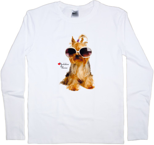 Kids' Longsleeve Shirt - Йоркширский терьер 4 - Mfest