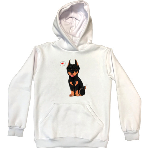 Unisex Hoodie - Доберман 6 - Mfest