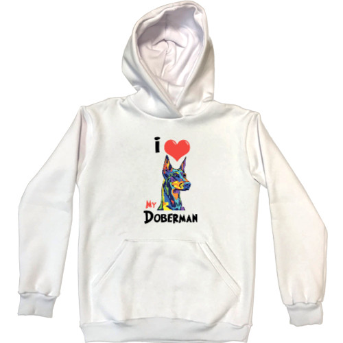 Unisex Hoodie - Доберман 2 - Mfest