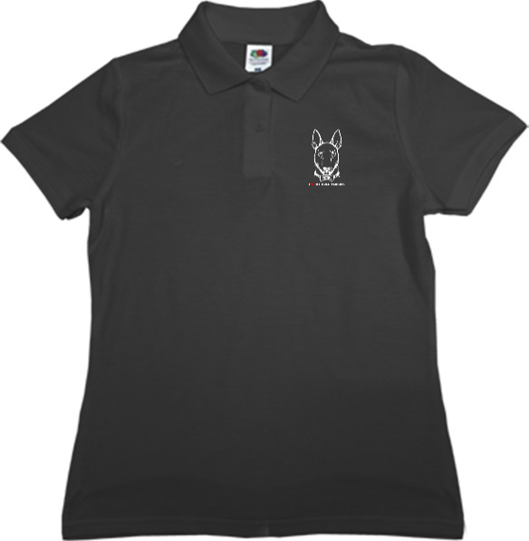 Women's Polo Shirt Fruit of the loom - Бультерьер 3 - Mfest