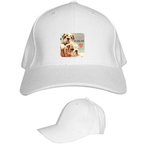 Kids' Baseball Cap 6-panel - Английский Бульдог 4 - Mfest