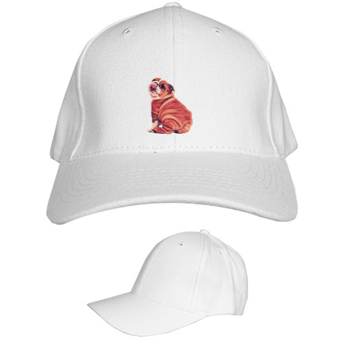 Kids' Baseball Cap 6-panel - Английский Бульдог 3 - Mfest