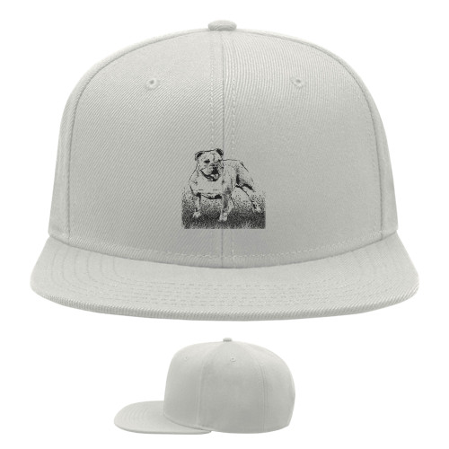 Snapback Baseball Cap - Английский Бульдог 2 - Mfest