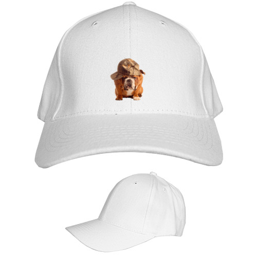 Kids' Baseball Cap 6-panel - Английский Бульдог 1 - Mfest