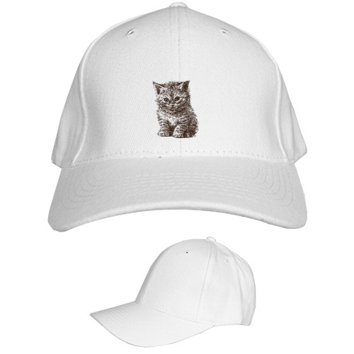 Kids' Baseball Cap 6-panel - Котик 1 - Mfest