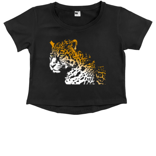 Kids' Premium Cropped T-Shirt - Ягуар - Mfest