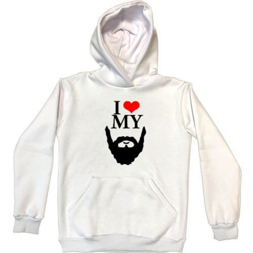 Худи Унисекс - I love my beard - Mfest