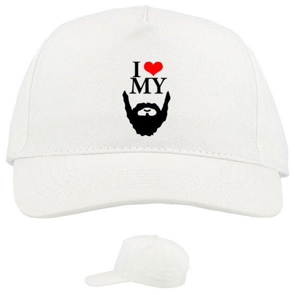 Baseball Caps - 5 panel - I love my beard - Mfest