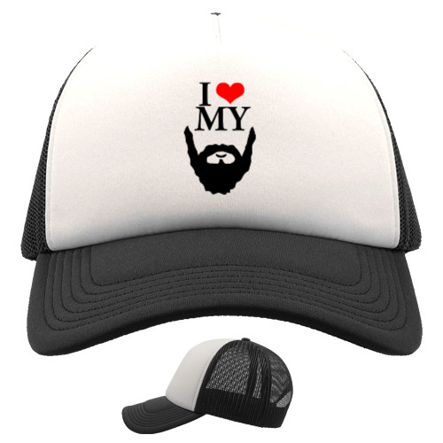 Trucker Cap - I love my beard - Mfest