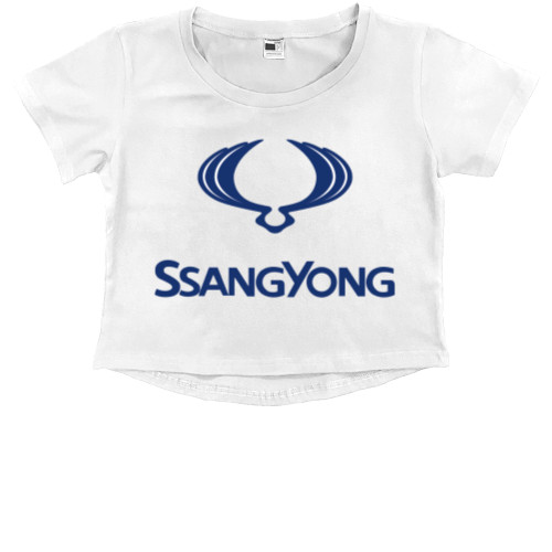 Kids' Premium Cropped T-Shirt - SsangYong - Mfest