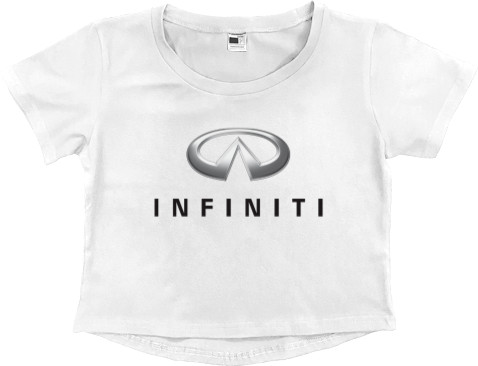 Women's Cropped Premium T-Shirt - Infiniti - Mfest