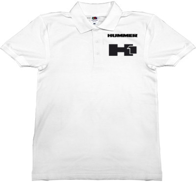 Man's Polo Shirt Fruit of the loom - Hummer h1 - Mfest