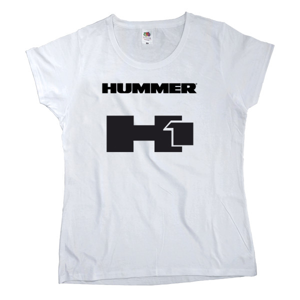 Women's T-shirt Fruit of the loom - Hummer h1 - Mfest